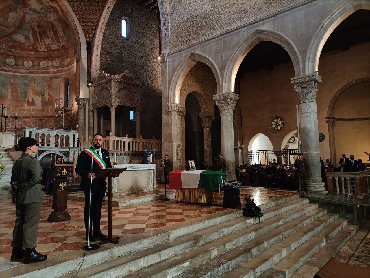 Immagine per Aquileia saluta il generale Ottogalli, «il suo sorriso quello di un amico»